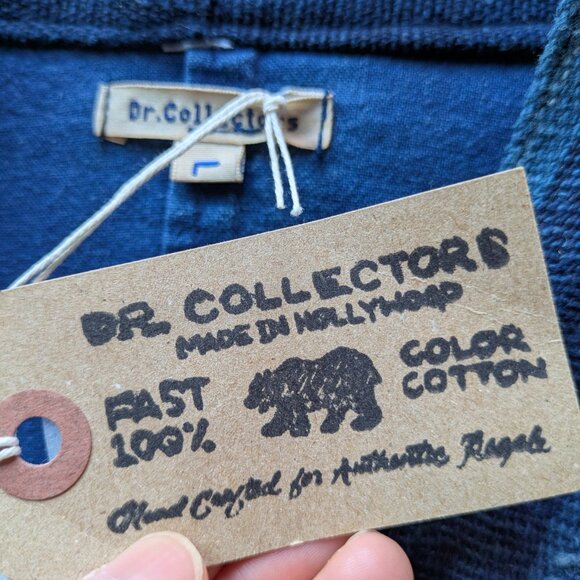 dr. collectors corsican fisherman jacket rising sun in size L ☄️🌀💙💠🐟🌕 - Picture 4 of 7